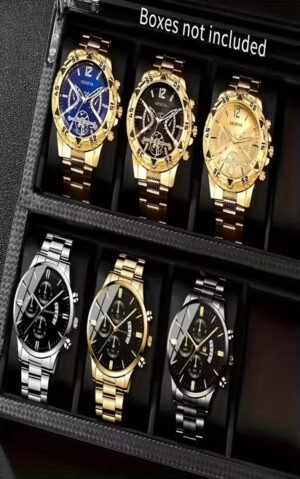 Mega oferta 6 relojes de negocios para hombre,
